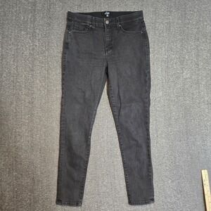 Lularoe Magic Waist‎ Black Stretch Skinny Pants Sz 30 x 27 Midrise